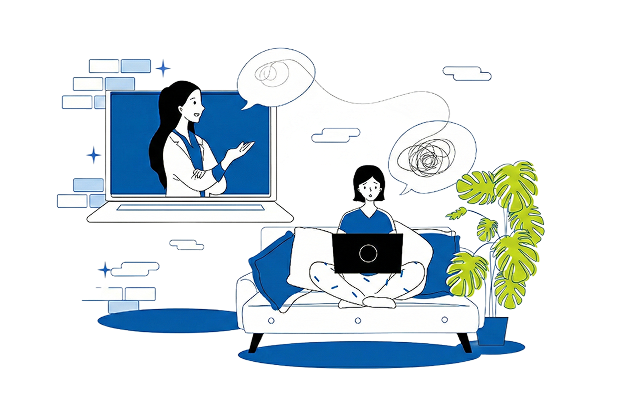 Heal from anywhere illustration